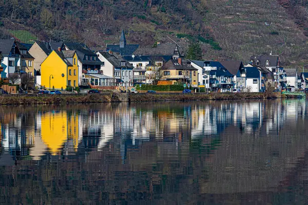 Almanya 'da Moselle' de Alken yakınlarında. Yüksek kalite fotoğraf