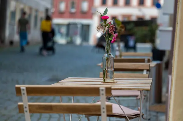 Ottweiler Wingertsweiher küçük kasaba portresi. Yüksek kalite fotoğraf
