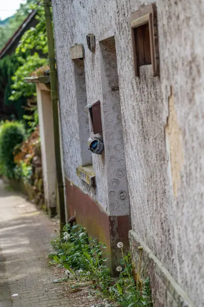 Ottweiler Wingertsweiher küçük kasaba portresi. Yüksek kalite fotoğraf