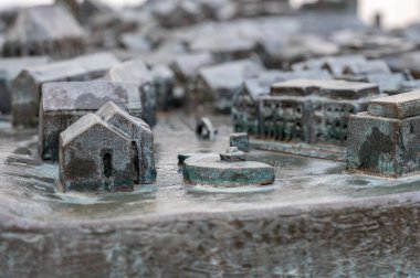 Bavyera 'nın Dingolfing kasabasının portresi. Yüksek kalite fotoğraf