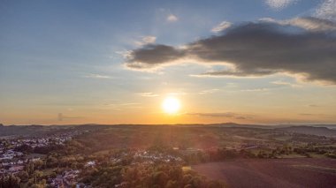 Ottweiler Almanya 'da Wingertsweiher' ım. Yüksek kalite fotoğraf