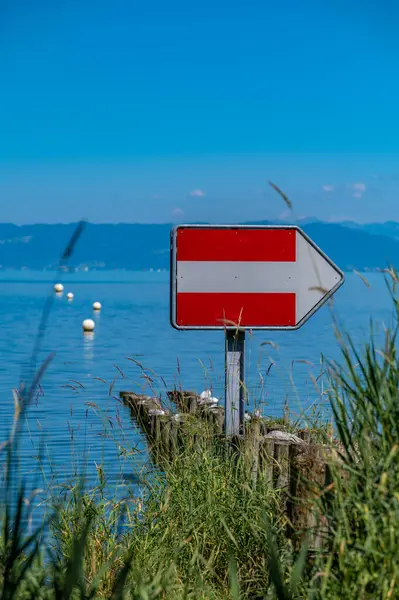Constance Gölü yakınlarındaki Arbon Gölü 'nde. Yüksek kalite fotoğraf
