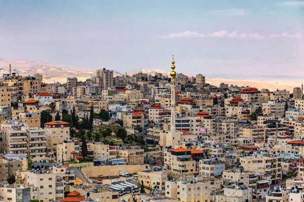 Jerusalem Israel May 2023 Issawiya Palestinian Neighborhood East Jerusalem Panorama — Stock Photo, Image