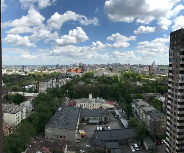 Вид Місто Україна — стокове фото
