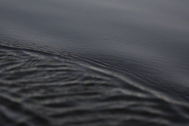 Kürek çektikten sonra su sıçrıyor