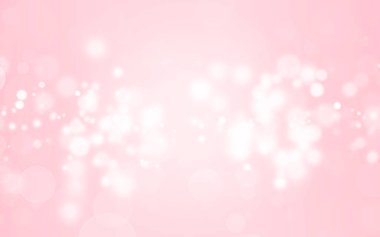 Soyut Güzel Beyaz Bokeh Parıltısı Pembe Arkaplan. Odaklanmamış Efekt Duvar Kağıdı, Kutlama Noel Arkaplanı.