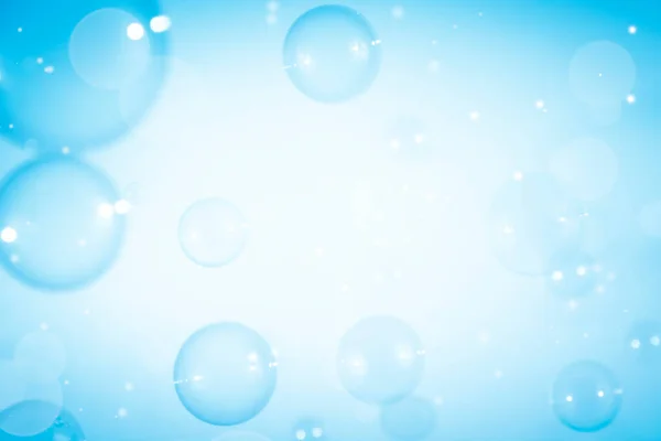 アブストラクト美しい青石鹸泡背景 白い空間 さわやかな石鹸の砂の泡の水 — ストック写真