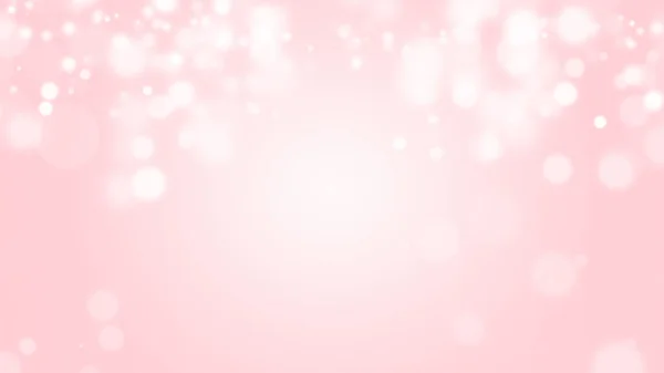 Astratto Bella Bianco Bokeh Luci Glitter Sfondo Rosa Effetto Sfocato — Foto Stock