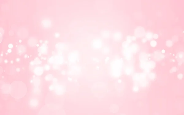 Abstracte Mooie Witte Bokeh Glitter Lights Roze Achtergrond Defocused Effect — Stockfoto