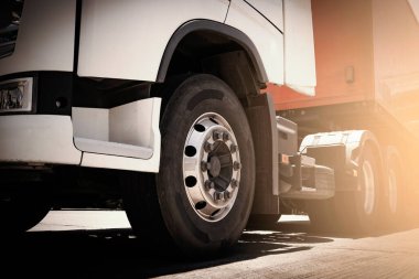 Front Truck Wheels Tires. Alloy Wheels. Rubber, Tyres. Freight Trucks Transport. Auto Service