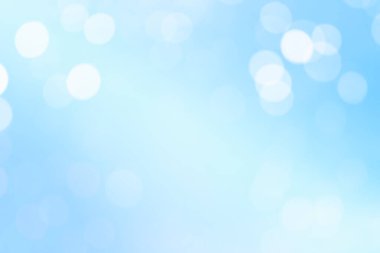 Güzel Beyaz Bokeh Işığı mavi soyut bir arkaplan odaklamasını kaldırdı. Kutlama Festivali, Çemberler Bulanık Beyaz Alan.