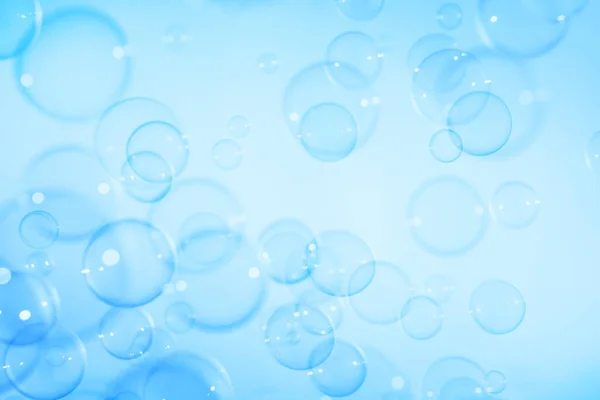 Hermosa Transparente Una Burbuja Jabón Azul Resumen Antecedentes Fondo Festivo —  Fotos de Stock