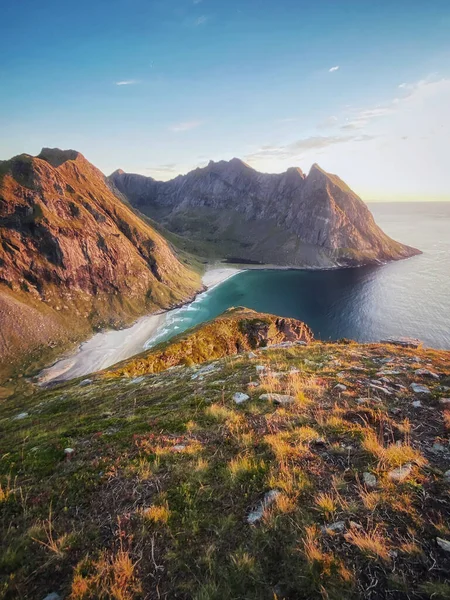 Stock image Natural landscape. Wonderful view of norwegian fjord.