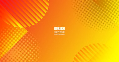 Soyut. Sarı turuncu geometrik arka plan. vektör.
