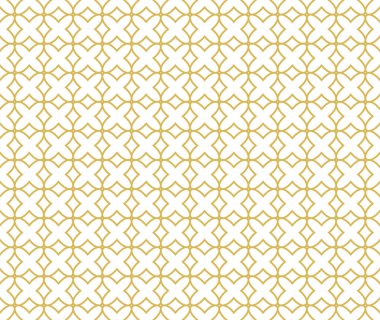 Soyut. Geometrik, dikişsiz, altın beyazı bir arka plan. vektör.