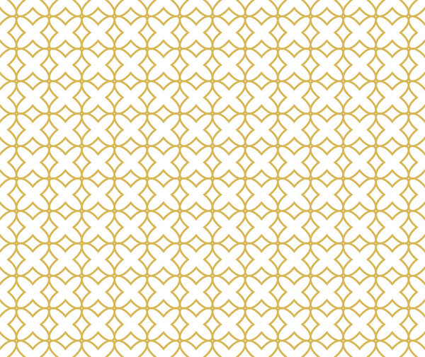 Abstract. Geometric seamless pattern gold-white background. vector.
