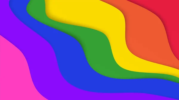 カラフルな虹色の背景 ベクトル — ストックベクタ