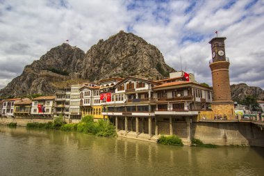 AUGUST 30, 2017 - AMASYA TURKEY: Amasya city in northern Turkey clipart