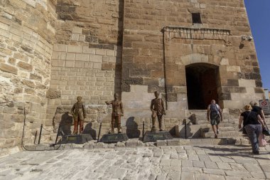 Gaziantep, Türkiye - 29 Temmuz 2017: Gaziantep Şatosu veya Gaziantep Kalesi, Türkiye.