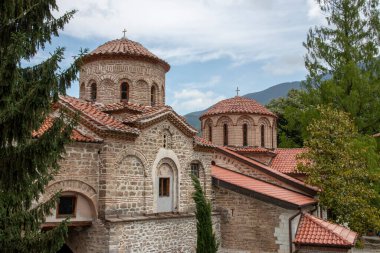 Bachkovo Manastırı Hıristiyan mimarisinin önemli bir anıtıdır ve en büyük ve en eski Doğu Ortodoks eserlerinden biridir. Kutsal Meryem Ana Asenovgrad Bulgaristan 'ın Bachkovo Manastırı Yurdu
