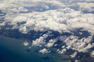 Karadeniz üzerindeki bulutların havadan görünüşü. Türkiye
