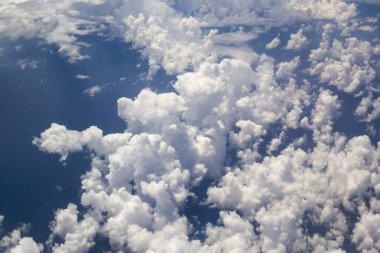 Karadeniz üzerindeki bulutların havadan görünüşü. Türkiye