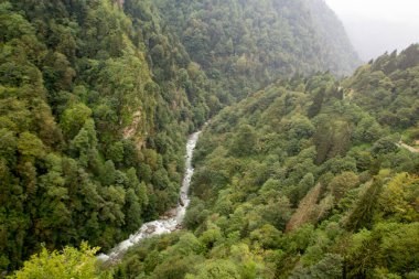 Scenic view of mountain river at in Trabzon,Turkey