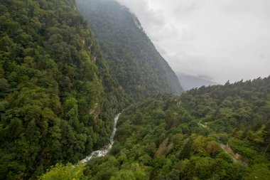 Scenic view of mountain river at in Trabzon,Turkey
