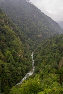 Scenic view of mountain river at in Trabzon,Turkey