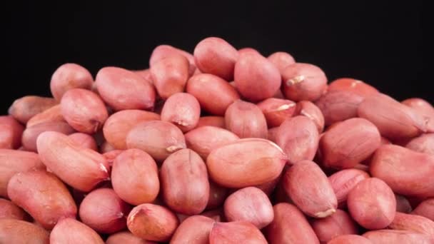 Punhado Amendoins Gira Imagens Alta Qualidade — Vídeo de Stock