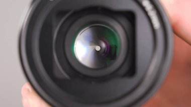 Kamera optik merceği son derece yakın. Yüksek kalite fotoğraf