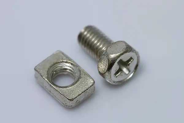 stock image It is Screw and nut Pattern.
