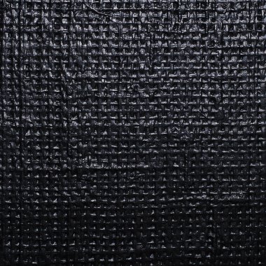 Örgü için örülmüş ahşap üzerine siyah boya..