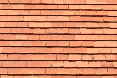 Kare turuncu çatılı döşeme..