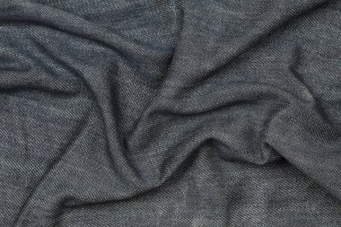 Şablon ve arkaplan için buruşuk kot dokusudur..