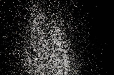 Bu, desen için siyaha izole edilmiş su sıçraması..