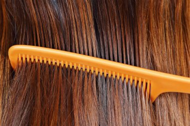 it is hair cleaning by comb for pattern and background.
