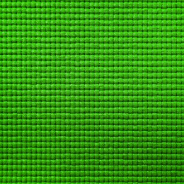 Desen ve arkaplan için yeşil yoga minderi dokusudur..