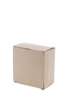 Bu kapalı bir kutu, beyaza izole edilmiş..