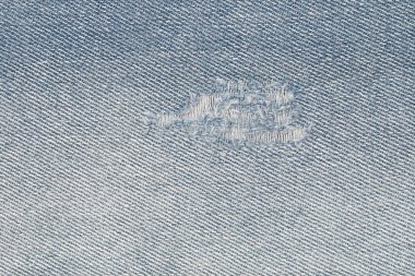 it is tear on blue jeans for pattern and background. clipart