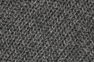 Örgü ve arkaplan için gri yün dokusudur..