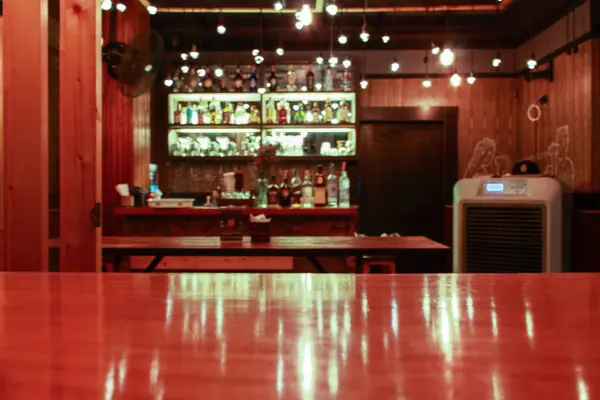 it is blur bar and restaurant for pattern and background.