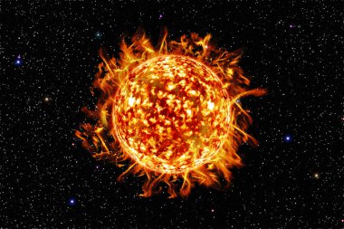 it is one sun in galaxy,element of this image furnished by nasa.