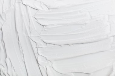 Desen ve arkaplan için beyaz krem dokusudur..