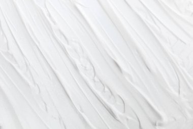 Desen ve arkaplan için beyaz krem dokusudur..