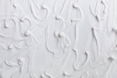 Desen ve arkaplan için beyaz krem dokusudur..