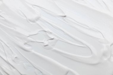 Desen ve arkaplan için beyaz krem dokusudur..