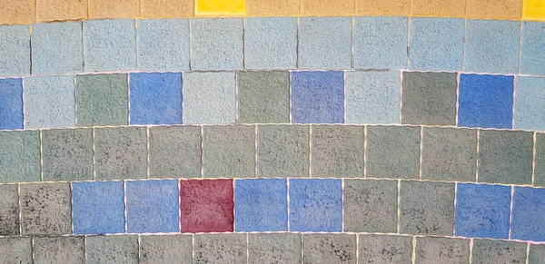 Naadloos Patroon Van Kleurrijke Tegelvloer Achtergrond Lijn Grijs Grijs Blauw — Stockfoto