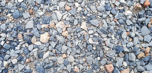 Pattern Small Gravel Rock Stone Ground Background Hard Material Art — Stock Photo, Image