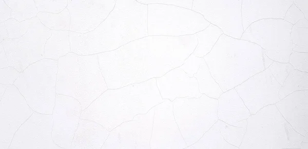 白水泥墙裂缝为背景 艺术墙纸 材料概念的抽象与表面 — 图库照片